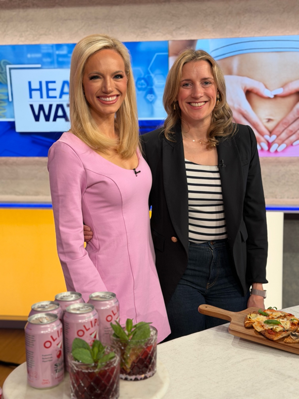 Edwina Clark on set