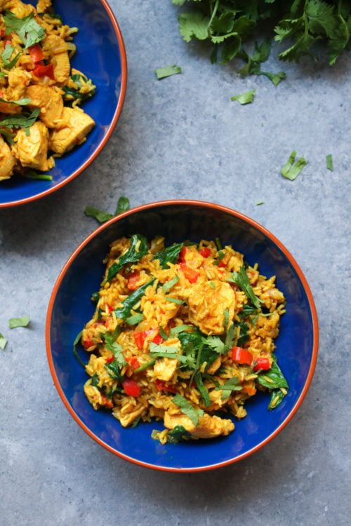 One-Pot Chicken and Turmeric Rice